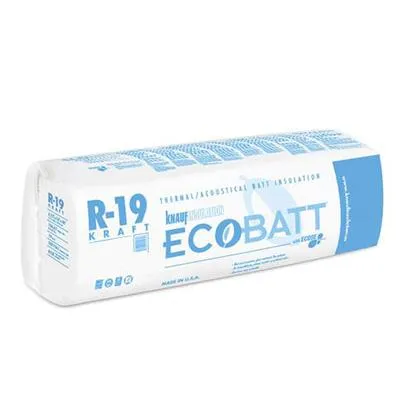 Ecobatt R-19 Kraft Faced Fiberglass Insulation Batts - All Sizes