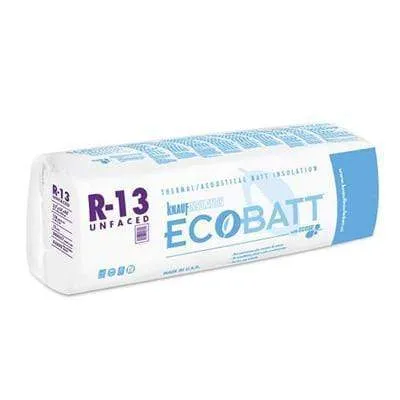 EcoBatt R-13 Unfaced Fiberglass Insulation Batts