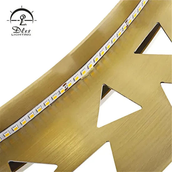 DLSS Lighting Dlsslighting LED 45W 3000K Big Crystal Chandelier Light, photo 5 of 6