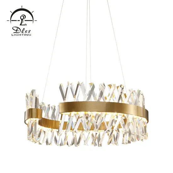DLSS Lighting Dlsslighting LED 45W 3000K Big Crystal Chandelier Light, photo 3 of 6