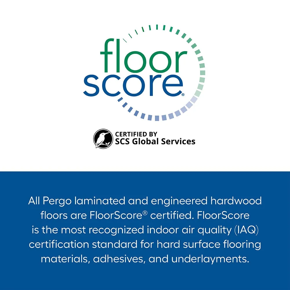 Pergo Pro with WetProtect Hallfield Hickory 10-mm T x 7-1/2-in W x 47-1/4-in L Waterproof Laminate Wood Flooring ( 27-sq ft / Carton ), photo 12 of 12