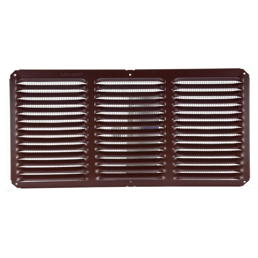 Lomanco Aluminum Cornice Vent, 3 in. x 15 in. and 3 in. x 15 in., White or Brown, photo 3 of 4