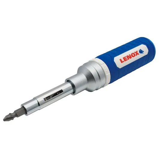 LENOX 8-in-1 Ratcheting Screwdriver Variety Pack – PH #1, PH #2, T25, SQ #2, SL 8–10, 1/4", 3/8", 5/16" Nut Drivers, photo 2 of 5