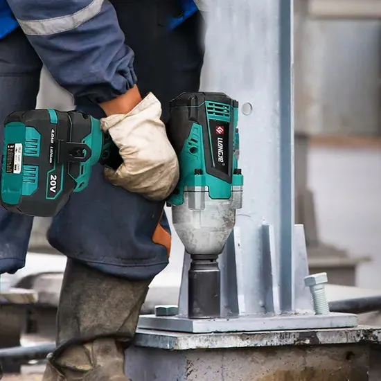 Liangye Heavy Duty Auto Repair Tools 20V 1000nm Cordless Electric Impact Wrench, photo 6 of 6