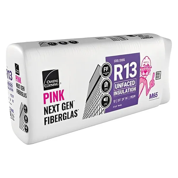 Owens Corning R-13 Un-Faced Fiberglass Insulation Batts (All Sizes), photo 4 of 5