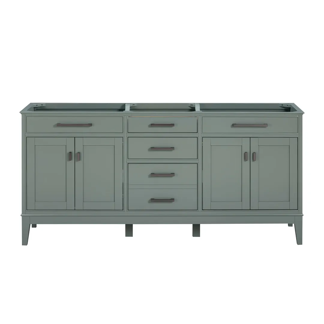 Avanity Madison 72-in Tobacco Bathroom Vanity Cabinet, photo 8 of 10