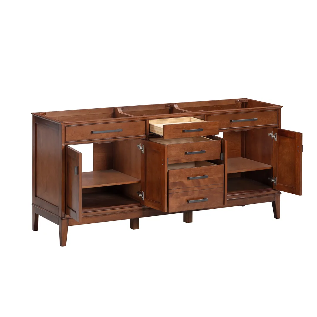 Avanity Madison 72-in Tobacco Bathroom Vanity Cabinet, photo 7 of 10