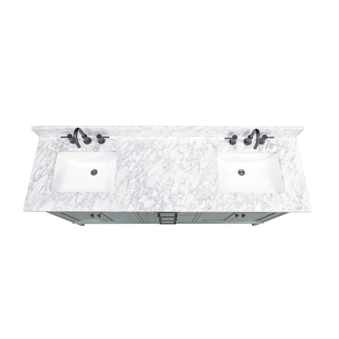 Avanity Madison 72-in White Bathroom Vanity Cabinet, photo 12 of 12