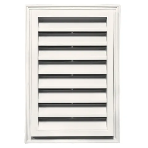TopShield Rectangle Vinyl Gable Vent, 12 × 18, 18 × 24, 20 × 30 in, 23 Colors