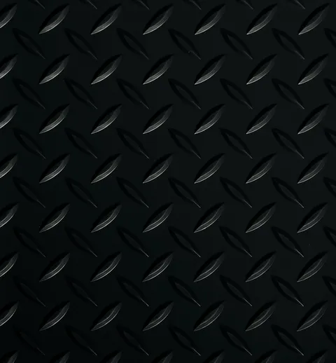 Diamond Tread 7-1/2 × 17 ft Midnight Black Diamond Plate Garage Floor Roll