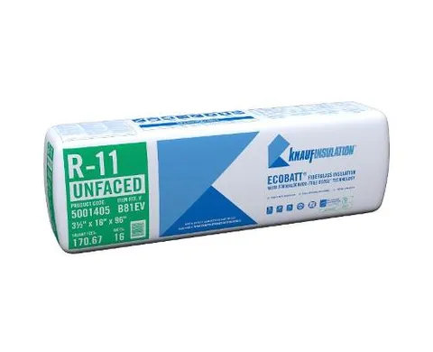 R-11 EcoBatt Unfaced Fiberglass Insulation Batt