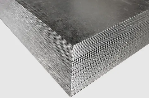 Galvanized Flat Sheet, 24 Gauge or 26 Gauge, 4 × 10 ft