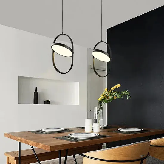 DLSS Lighting Modern Decoration Chandelier Lighting Nordic Design Hotel Lamp Interior LED Pendant Lights, in a room, photo 4 of 6