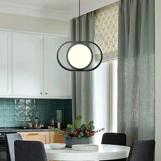 DLSS Lighting Modern Decoration Chandelier Lighting Nordic Design Hotel Lamp Interior LED Pendant Lights, in a room, photo 5 of 6