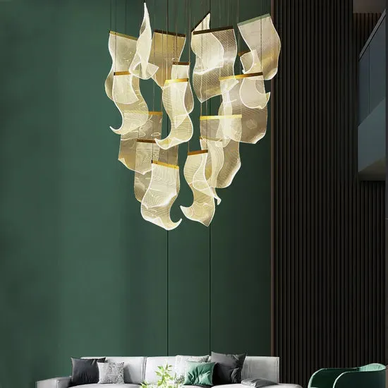 DLSS Lighting DLSS Modern Hotel LED Chandeliers Decorative Hanging Chandelier Pendant Lighting, photo 4 of 6