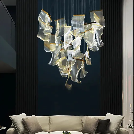 DLSS Lighting DLSS Modern Hotel LED Chandeliers Decorative Hanging Chandelier Pendant Lighting, photo 6 of 6