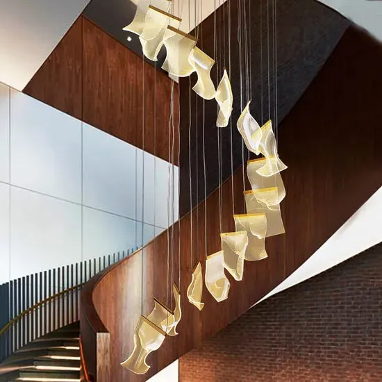 DLSS Lighting DLSS Modern Hotel LED Chandeliers Decorative Hanging Chandelier Pendant Lighting, photo 5 of 6