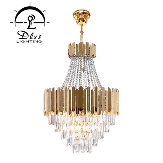 DLSS Lighting Co., Ltd. Modern Indoor Lighting Home Decoration Wall Lamp Luxury Pendant Light Crystal Chandelier, photo 2 of 6