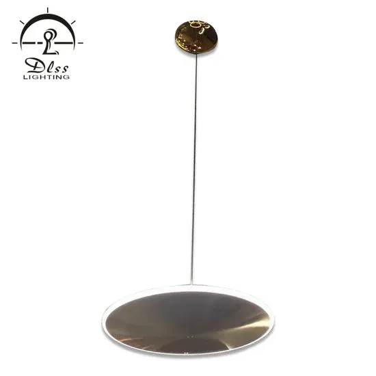DLSS Lighting Modern Matt Gold Stainless Steel Acrylic Round Chandelier Lamp, photo 3 of 6