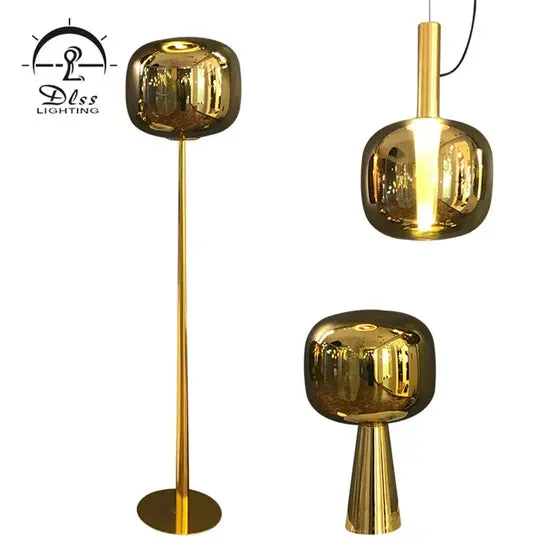 DLSS Lighting Co., Ltd. Modern Style Copper Chandelier & Table & Floor Lamp, photo 3 of 6