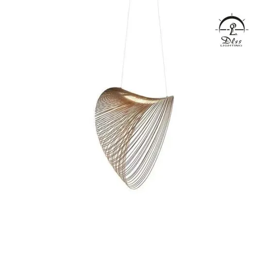 DLSS Lighting Modern Wood LED Light Home Decoration Chandelier Lighting Suspension Pendant Lamp, photo 5 of 6
