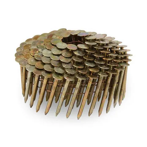 Stinger Stainless Steel Wire Collated Coil Roofing Nails, 1-1/2 in.