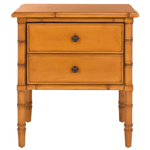 Mina Brown Nightstand, 23 × 20 × 25.2 in