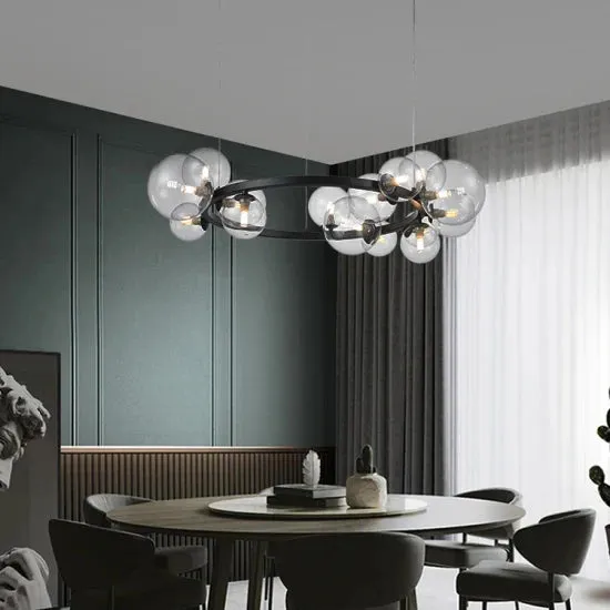 DLSS Lighting DLSSlighting Nordic Style Interior-Lighting E27 Glass Dining LED Chandelier Lights-Lighting, in a room, photo 6 of 6
