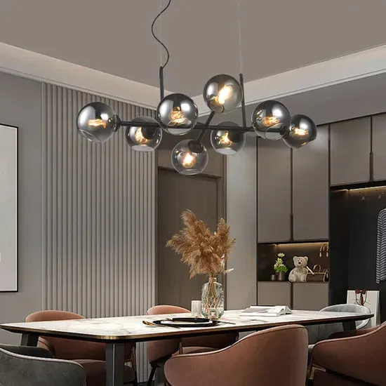 DLSS Lighting DLSSlighting Nordic Style Interior-Lighting E27 Glass Dining LED Chandelier Lights-Lighting, in a room, photo 5 of 6