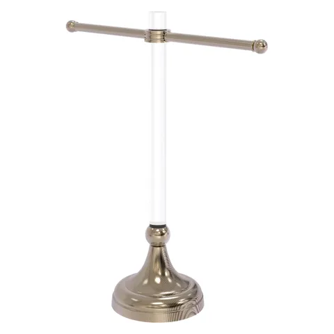 Pacific Grove Collection Free Standing Guest Towel Stand in Satin Nickel