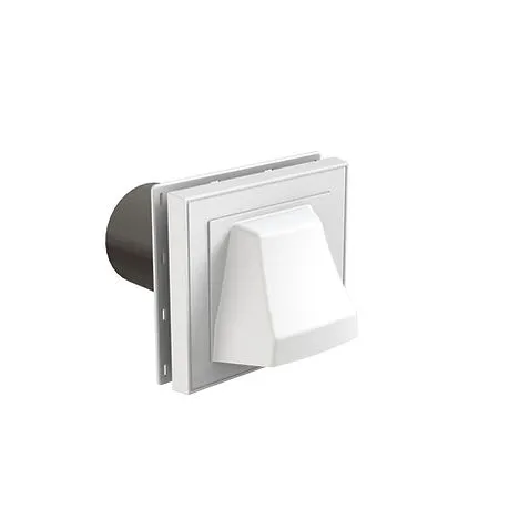 Trail Hooded Vent 930 Dover White 7-1/2 × 8-1/4 in Dryer/Exhaust Vent