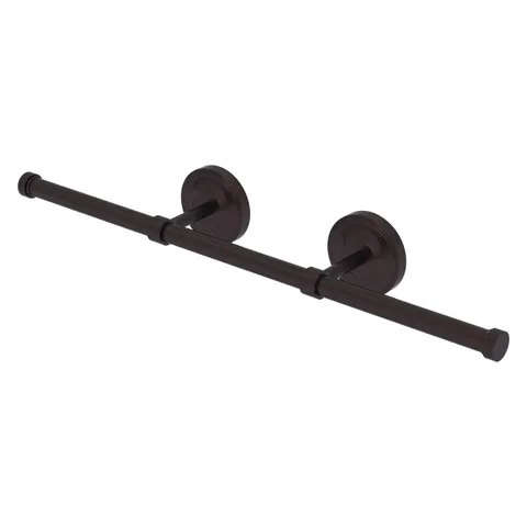 Prestige Regal Collection Wall Mounted Horizontal Guest Towel Holder in Satin Brass
