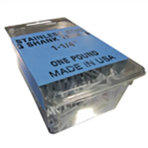 Ring Shank Trim Nails, 1-1/4 in., 1 lb Box, 15 Siding Colors