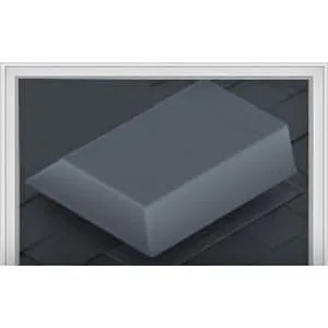 Airhawk SLP150 Plastic Slant Back Vent Black