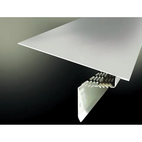 Pro Flow Vented Drip Edge, .031 Aluminum Intake Vent, 10 ft. White