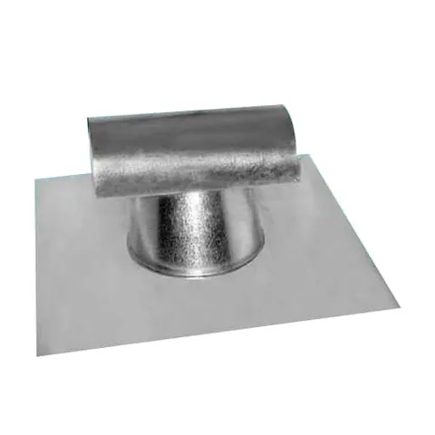 Galvanized T-Top Roof Exhaust Vent with Ends & Tile Hook Base