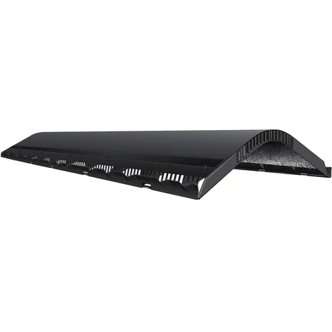 TruRidge All-Weather Ridge Exhaust Vent, 4 ft × 12 in, Black