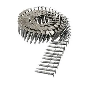 Stainless Steel Coil Nails, 2-3/16 in., Mill Finish, 1 Each