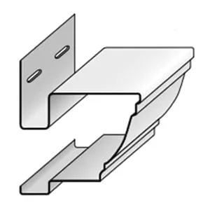 Vinyl Carpentry Window & Door 2-1/4" Crown Moulding Colonial White 2-1/4 in × 10 ft