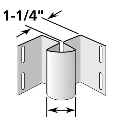 Vinyl Inside Corners 1-1/4 in × 10 ft