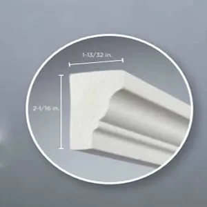 Restoration Millwork PVC Rams Crown Moulding