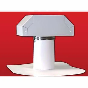 FlashCo FlashVent TPO 3-Piece Exhaust Vent Assembly, 4 in. to 12 in., White, Tan or Gray, photo 2 of 2