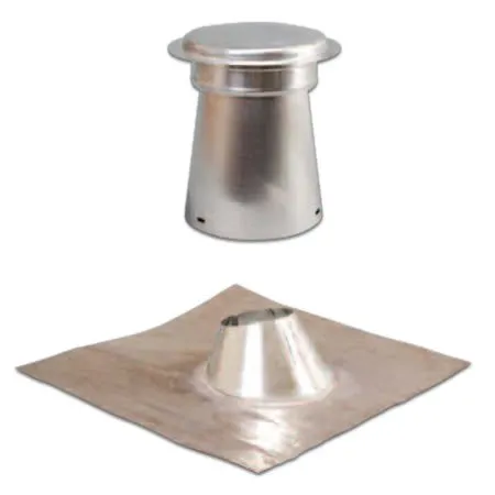 Large Base Heated Exhaust Vent