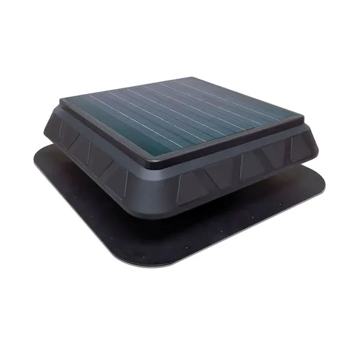 Master Flow GreenMachine High-Power Solar Vent Black