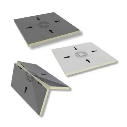 Hinged Target Sump, Tapered Polyiso Roof Drain Sump Accessory