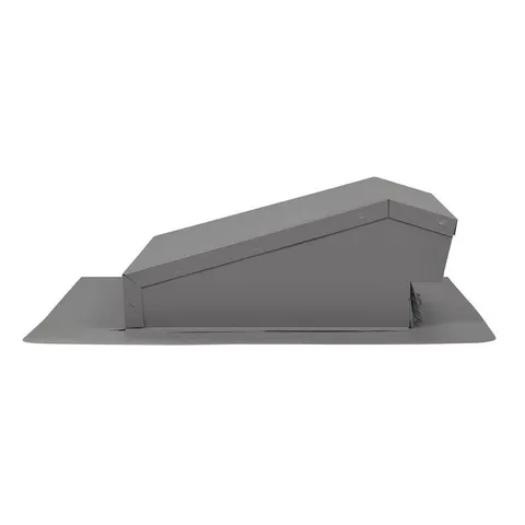 SnapCap Galvanized Steel Roof Exhaust Vent Cap for 3" 4" & 6" Duct, Gray