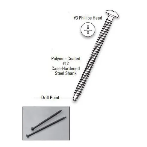 Johns Manville JM UltraFast Phillips Head Fastener #12, photo 2 of 5
