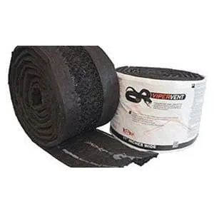 Viper Ridge Vent 7 in × 20 ft Roll, Black