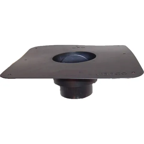 EVA-34 Exhaust Vent Adapter, Black, 10 in., for 3 or 4 in. Flexible Duct