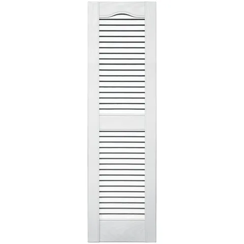 Standard Open Louver Vinyl Shutters with Shutter-Loks & Screws